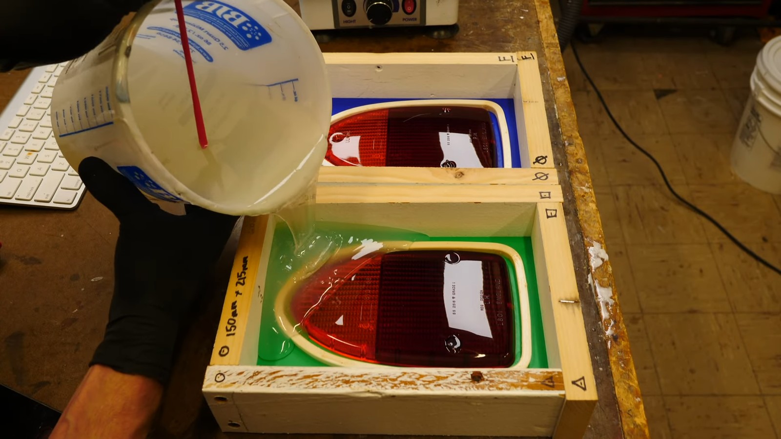 Resin Casting Jag Brake Lights With 2 Part 3d Printed Splitter Board 7 13 Screenshot